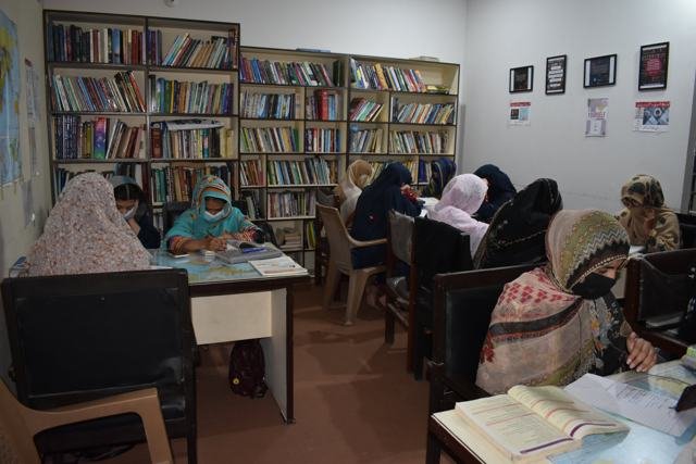 Study tables for women, Jinnah Town library
