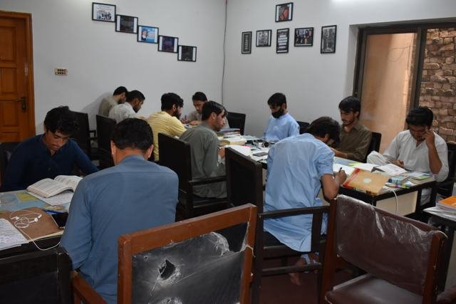 Daily study at the Jinnah Town library