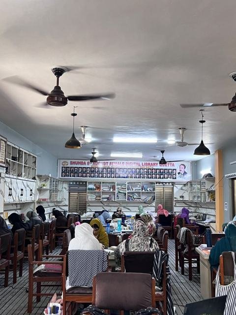 Morning session at the Female Digital Library