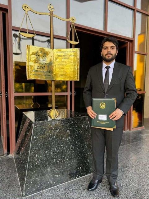 Library member appointed Law Officer (BPS-17)