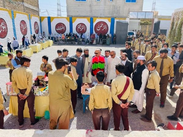 Science exhibition at the New Sir Syed Model Public High School, Nawa Killi