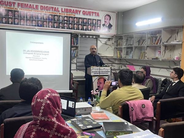 World Osteoporosis Day seminar and walk at the Female Digital Library