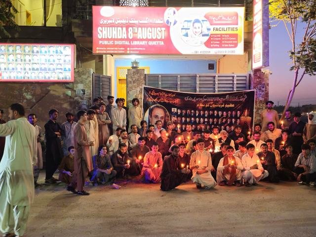 Candlelight walk for the martyrs