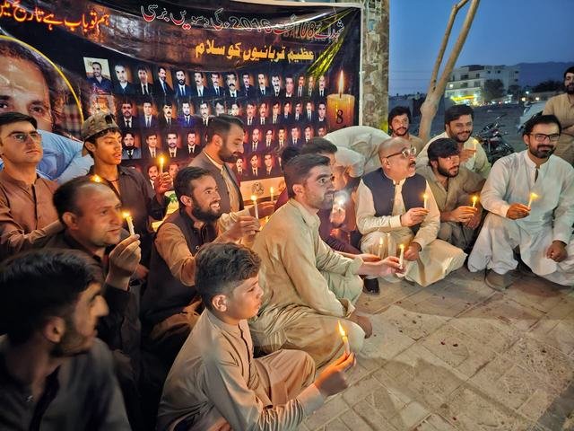 Candlelight walk for the martyrs