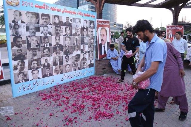 Candlelight walk for the martyrs